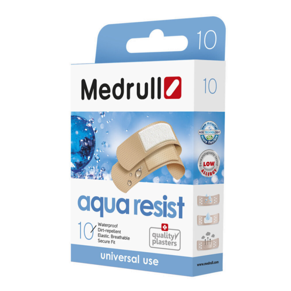 Лейкопластырь ԲԺՇԿԱԿԱՆ ՊԱՐԱԳԱՆԵՐ Սպեղանի ջրակայուն `Aqua resist` x 20+10 Medrull